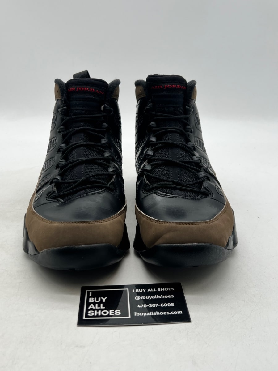 Jordan 9 Retro Olive (2012) 9.5 (Heavily Worn Pre-Owned) - Image 2