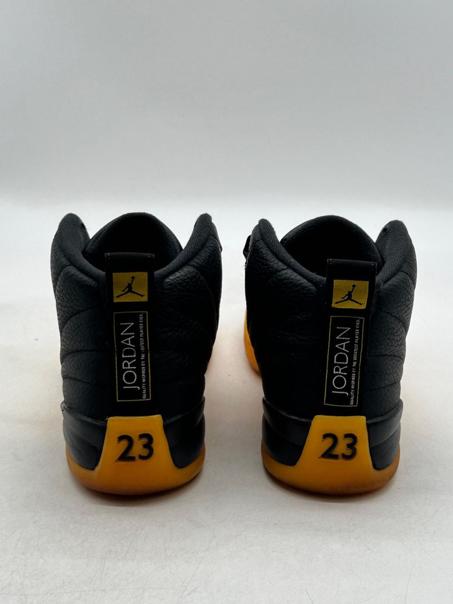 Jordan 12 Retro Black University Gold 8.5 (Moderately Worn Pre-Owned) - Image 5