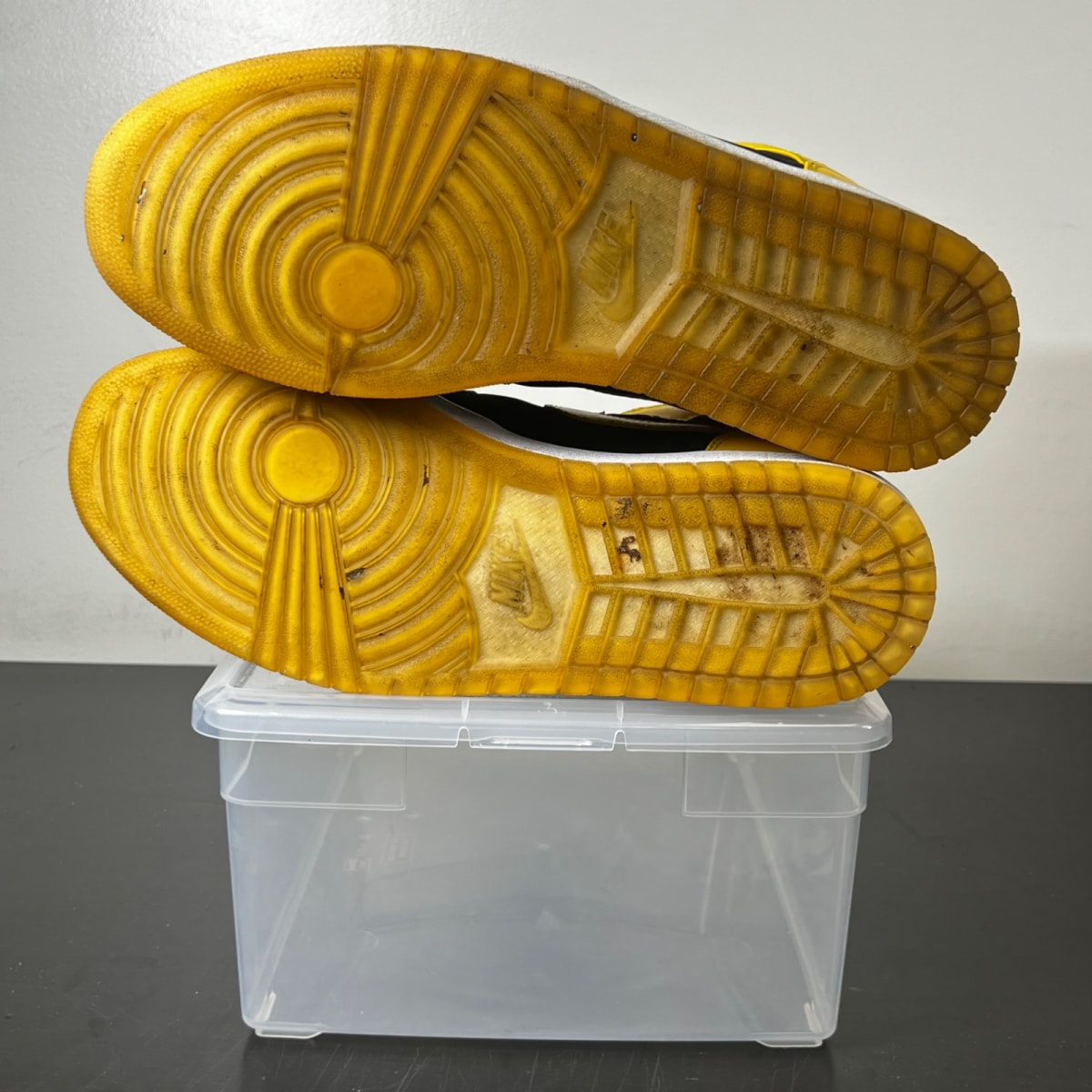 Jordan 1 Retro Beginning Moments Pack (BMP) New Love 13 (Heavily Worn Pre-Owned)JordanBlack/Varsity Maize-White - Image 5