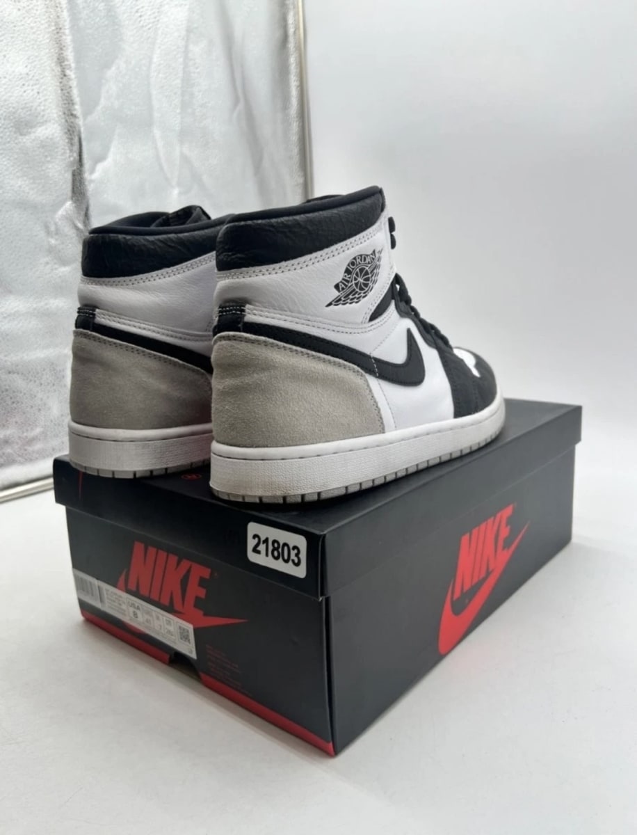 Jordan 1 Retro High OG Bleached Coral 7.5 (Heavily Worn Pre-Owned)JordanWhite/Black/Grey Fog/Bleached Coral - Image 5