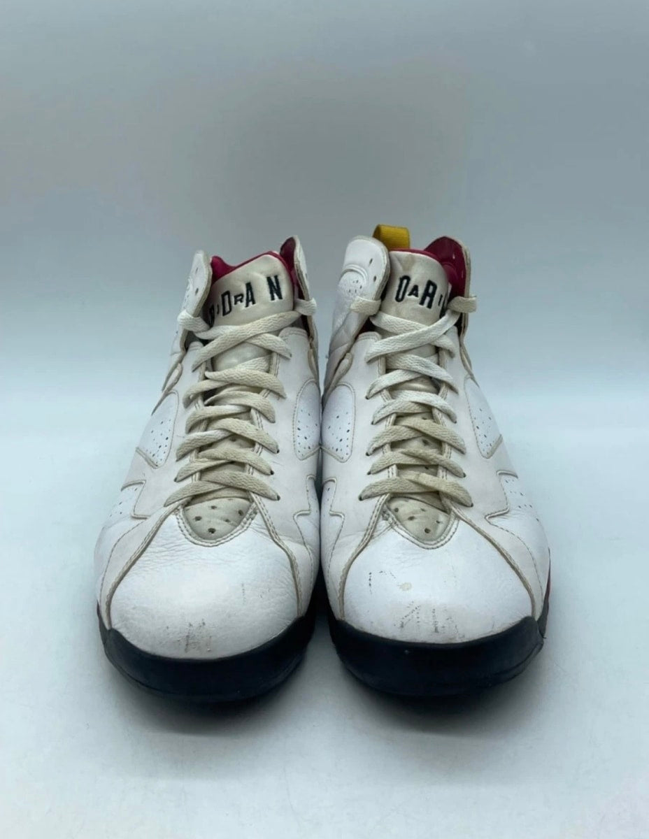 Jordan 7 Retro Cardinal (2011) 12 (Heavily Worn Pre-Owned)JordanWhite/Bronze-Cardinal Red-Black - Image 4