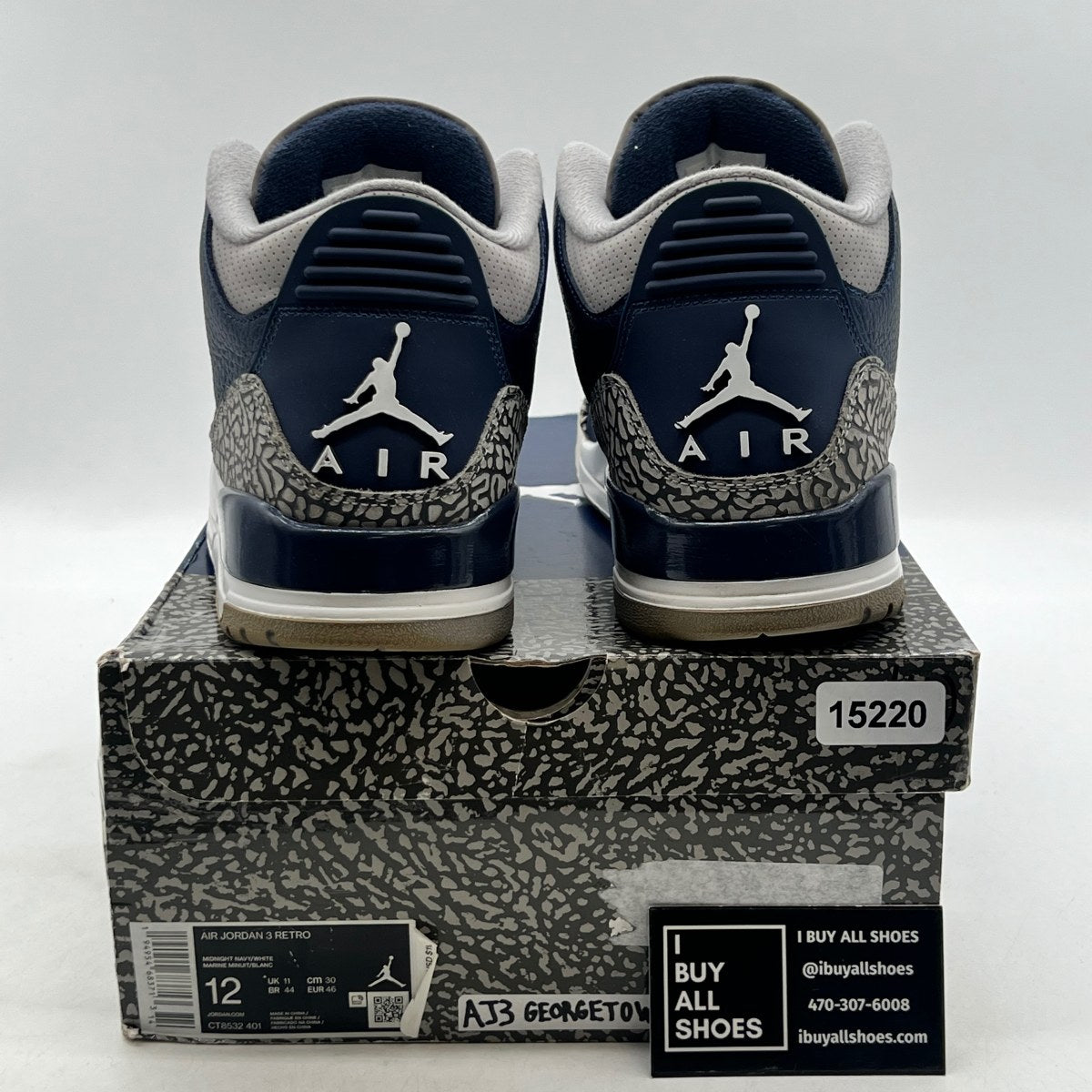 Jordan 3 Retro Georgetown (2021) - Image 3