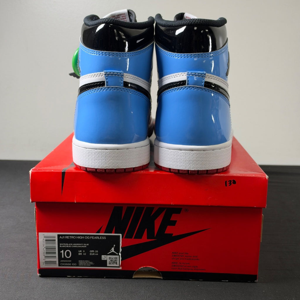 Jordan 1 Retro High Fearless UNC Chicago (Size 10) - Image 5