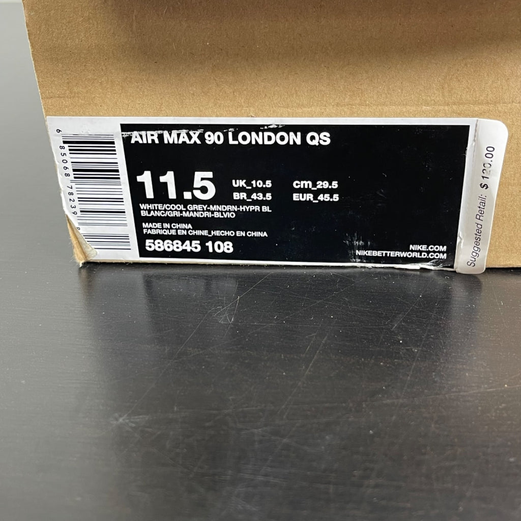 Nike Air Max 90 QS 'London' 11.5 (Moderately Worn Pre-Owned)Nike - Image 7