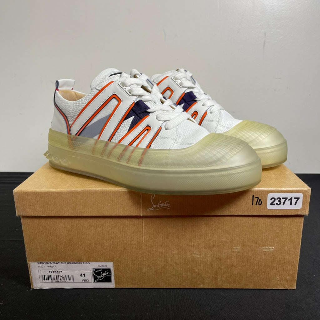 Christian Louboutin Vida Viva 'White' 41 (Moderately Worn Pre-Owned)Christian Louboutin - Image 1