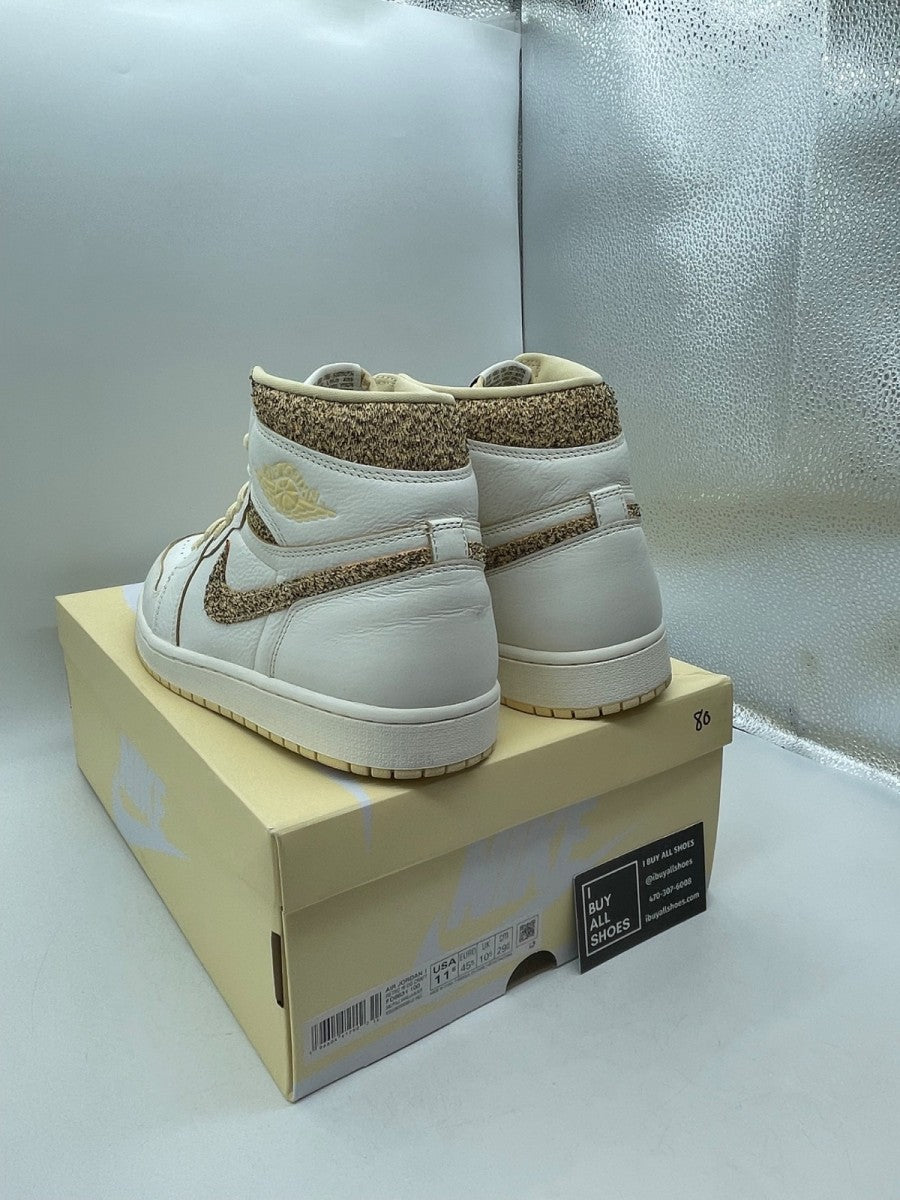 Jordan 1 Retro High OG Craft Vibrations Of Naija 11.5 (Moderately Worn Pre-Owned) - Image 4