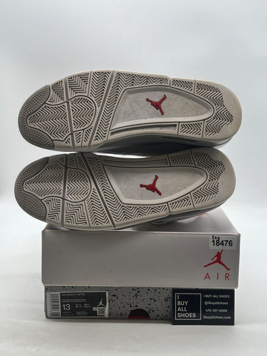 Jordan 4 Retro White Oreo (2021) 13 (Moderately Worn Pre-Owned) - Image 8