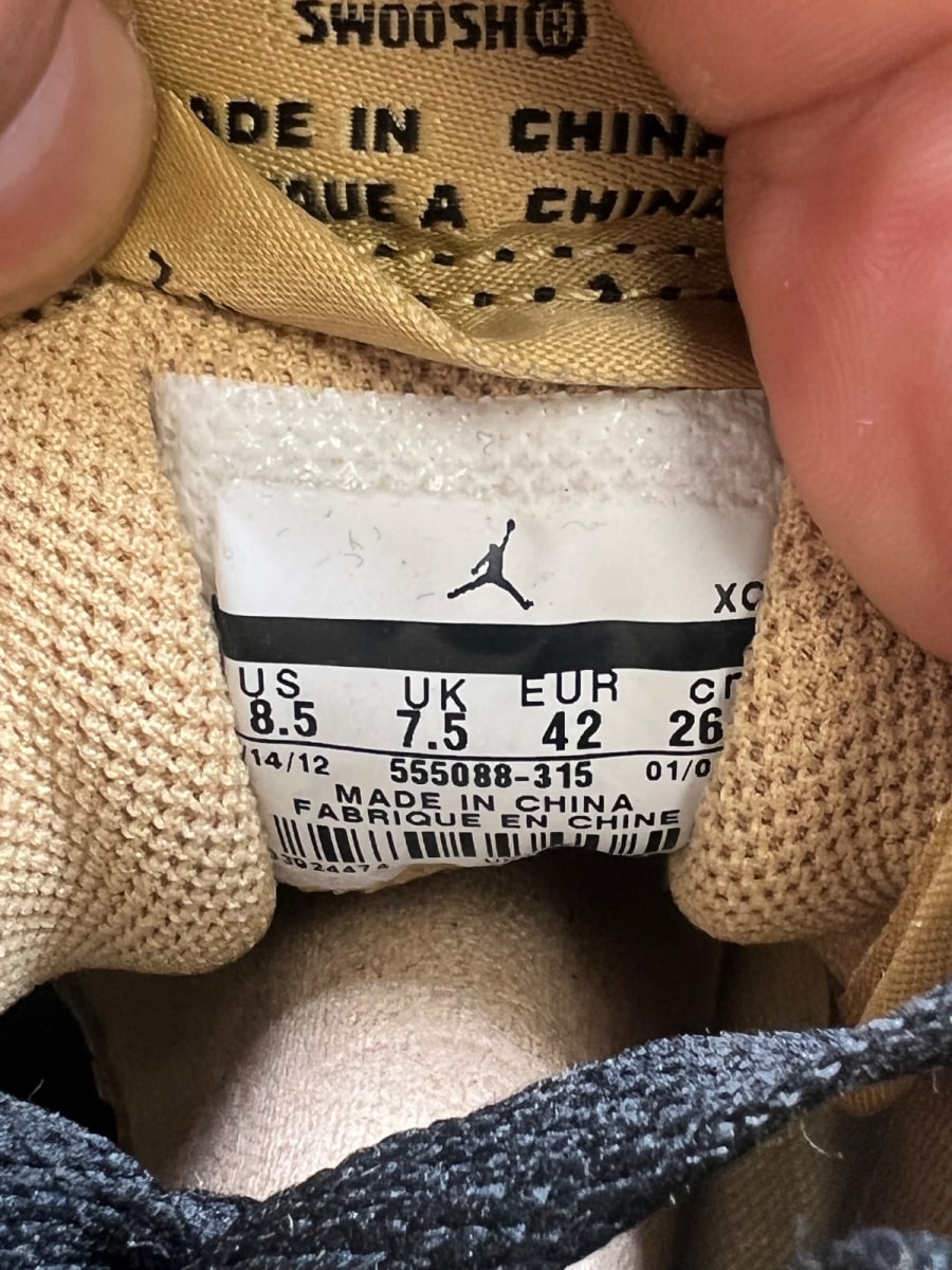 Jordan 1 OG Celtics 8.5 (Lightly Worn Pre-Owned)JordanClover/Metallic Gold/White/Black - Image 7