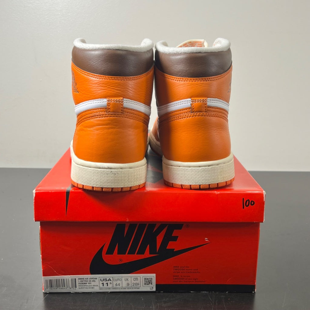 Jordan 1 Retro High OG Starfish (Women's) 11.5W (Lightly Worn Pre-Owned)JordanWhite/Starfish-Cacao Wow-Sail - Image 4