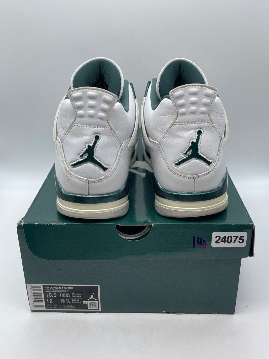 Jordan 4 Retro Oxidized Green 10.5 (Moderately Worn Pre-Owned)JordanWhite/Oxidized Green/White/Neutral Grey - Image 3