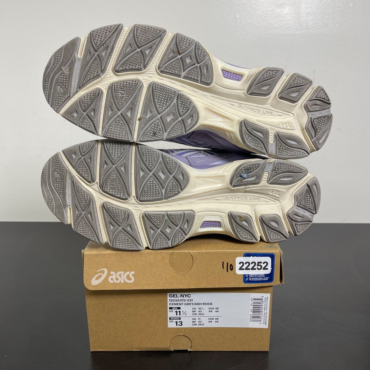 ASICS Gel-NYC Cement Grey Ash Rock 11.5 (Moderately Worn Pre-Owned)ASICSCement Grey/Ash Rock - Image 5