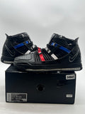 Nike LeBron 3 The Shop Black University Red (2022) 11.5 (Moderately Worn Pre-Owned)NikeBlack/Metallic Silver/University Red/Game Royal - Image 1
