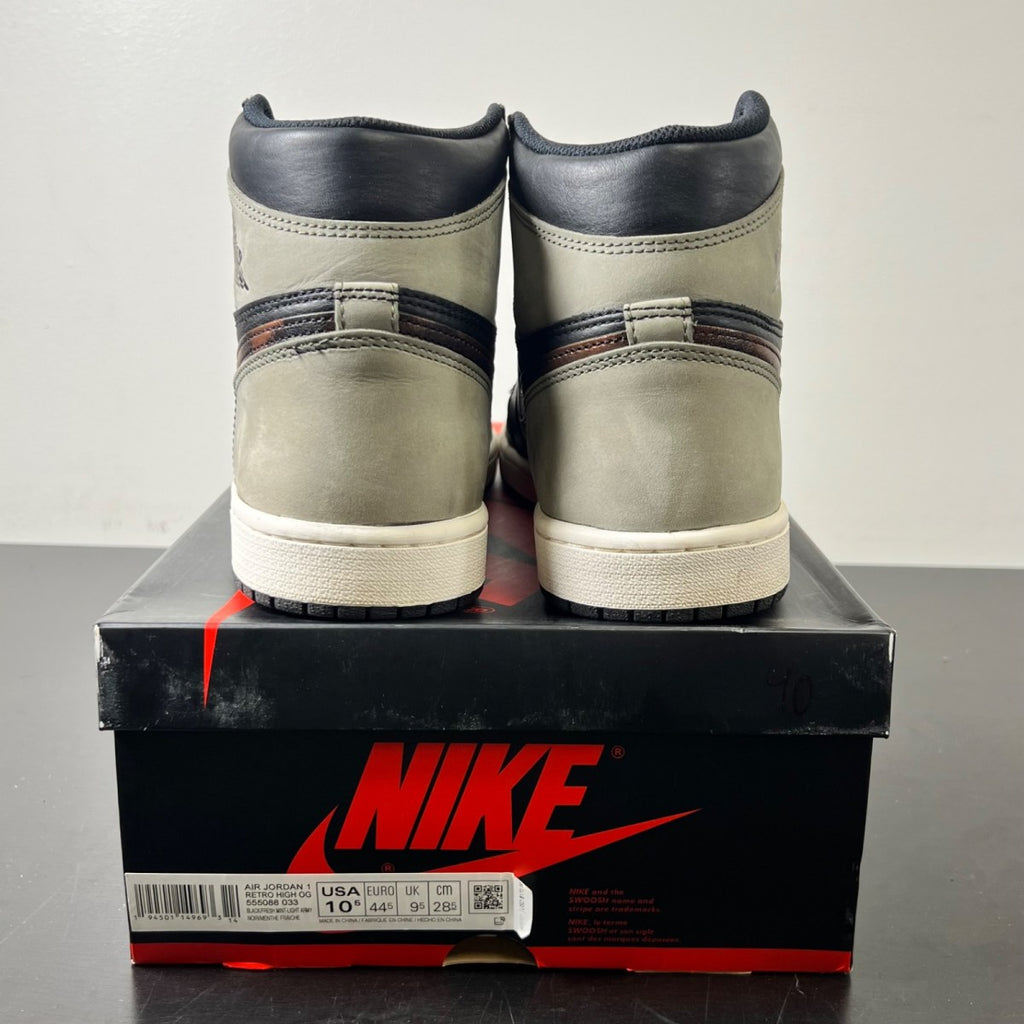 Jordan 1 Retro High Light Army Rust Shadow Patina 10.5 (Lightly Worn Pre-Owned)JordanBlack/Grey-Rust - Image 3