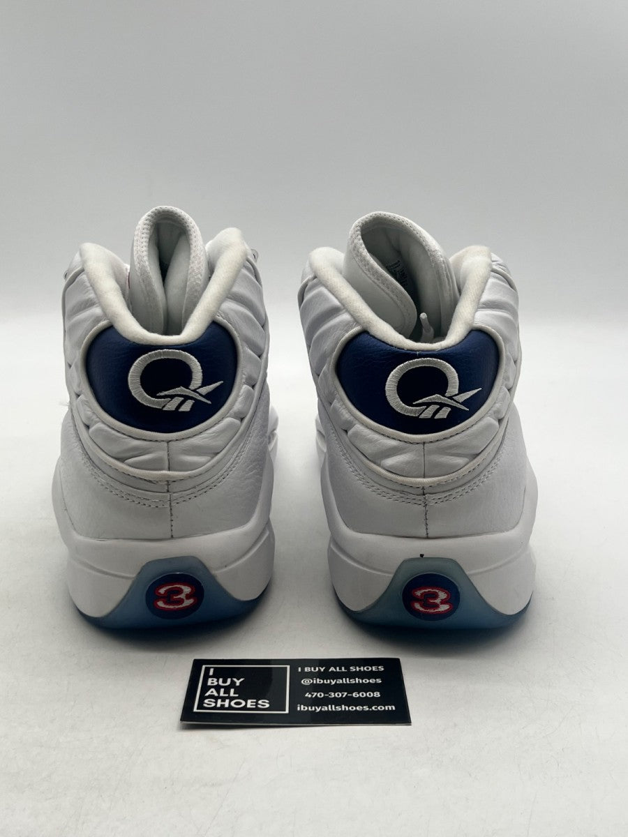 Reebok Question Mid Blue Toe (2016) 14 (Moderately Worn Pre-Owned)