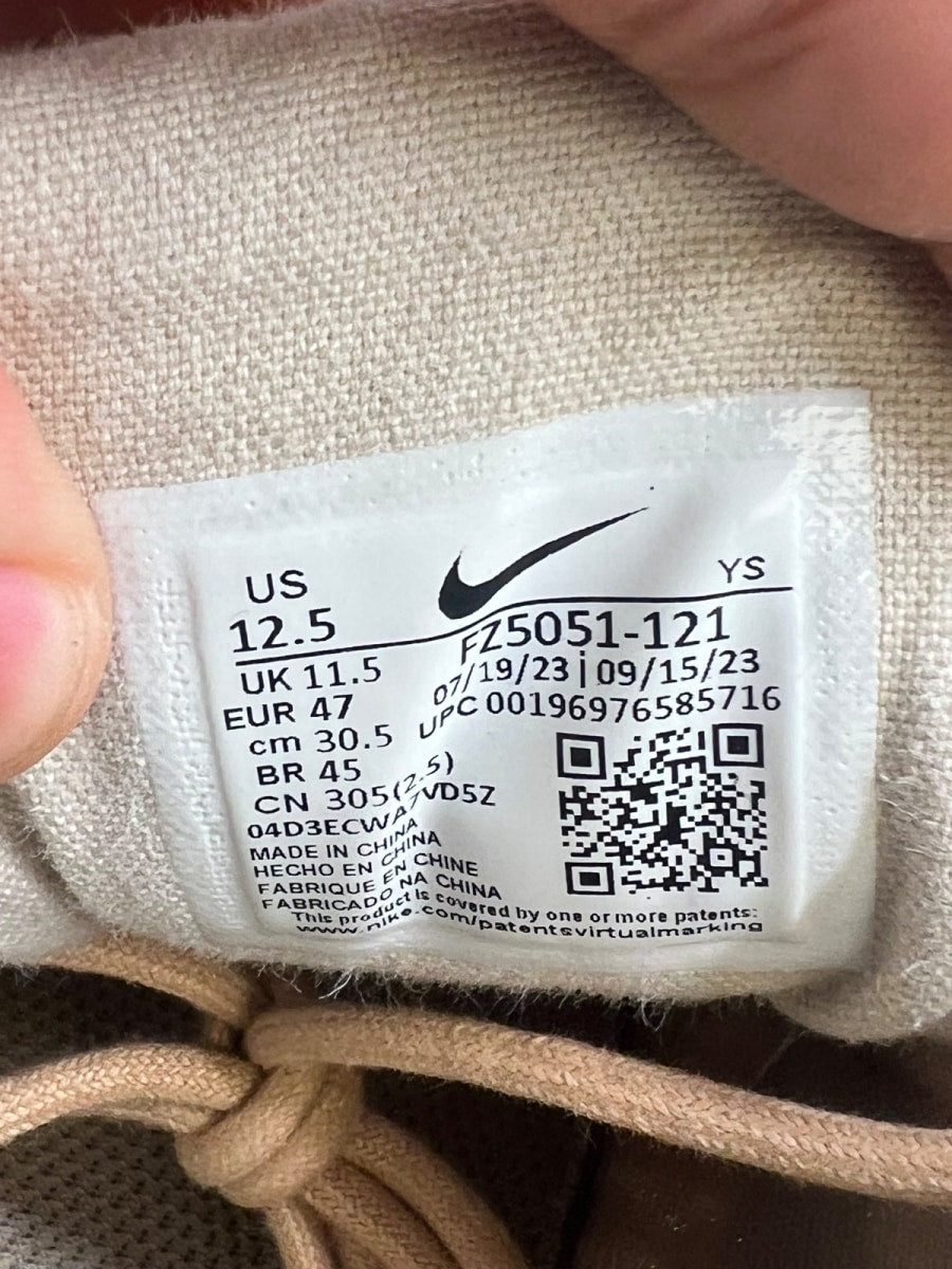 Nike Zoom Vomero 5 Sashiko 12.5 (Moderately Worn Pre-Owned)NikeSanddrift/Muslin/Khaki/Earth - Image 7