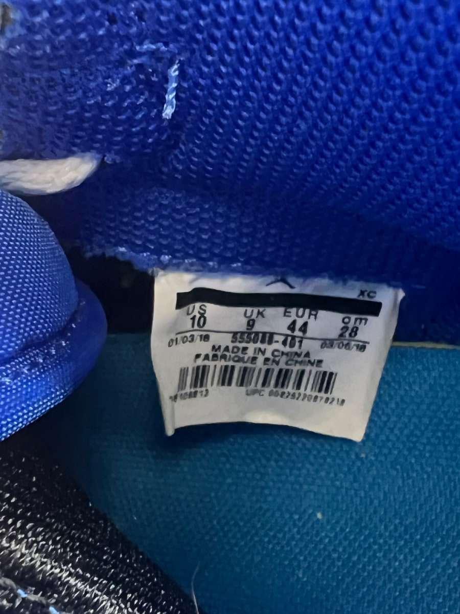 Jordan 1 Retro High Hyper Royal 10 (Moderately Worn Pre-Owned) - Image 9