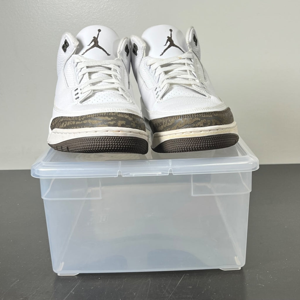 Jordan 3 Retro Mocha (2018) 11 (Moderately Worn Pre-Owned)JordanWhite/Dark Mocha-Chrome - Image 2