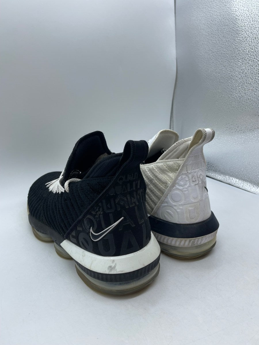 Nike LeBron 16 'Equality - Black White' 14 (Moderately Worn Pre-Owned) - Image 4