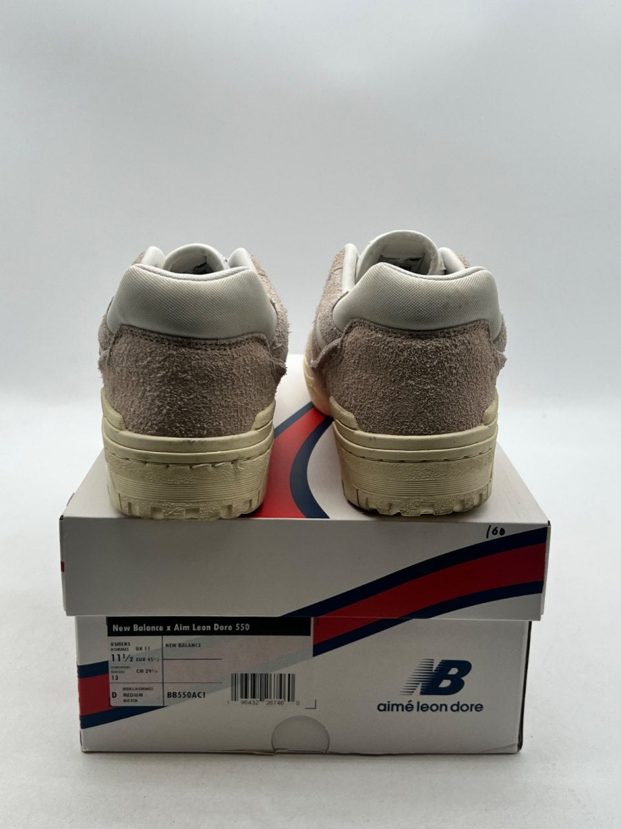 New Balance 550 Aime Leon Dore Grey Suede 11.5 (Lightly Worn Pre-Owned)New BalanceGrey/White/Blue - Image 3