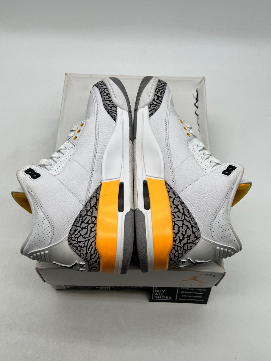 Jordan 3 Retro Laser Orange (Women's) 9.5W (Lightly Worn Pre-Owned) - Image 7