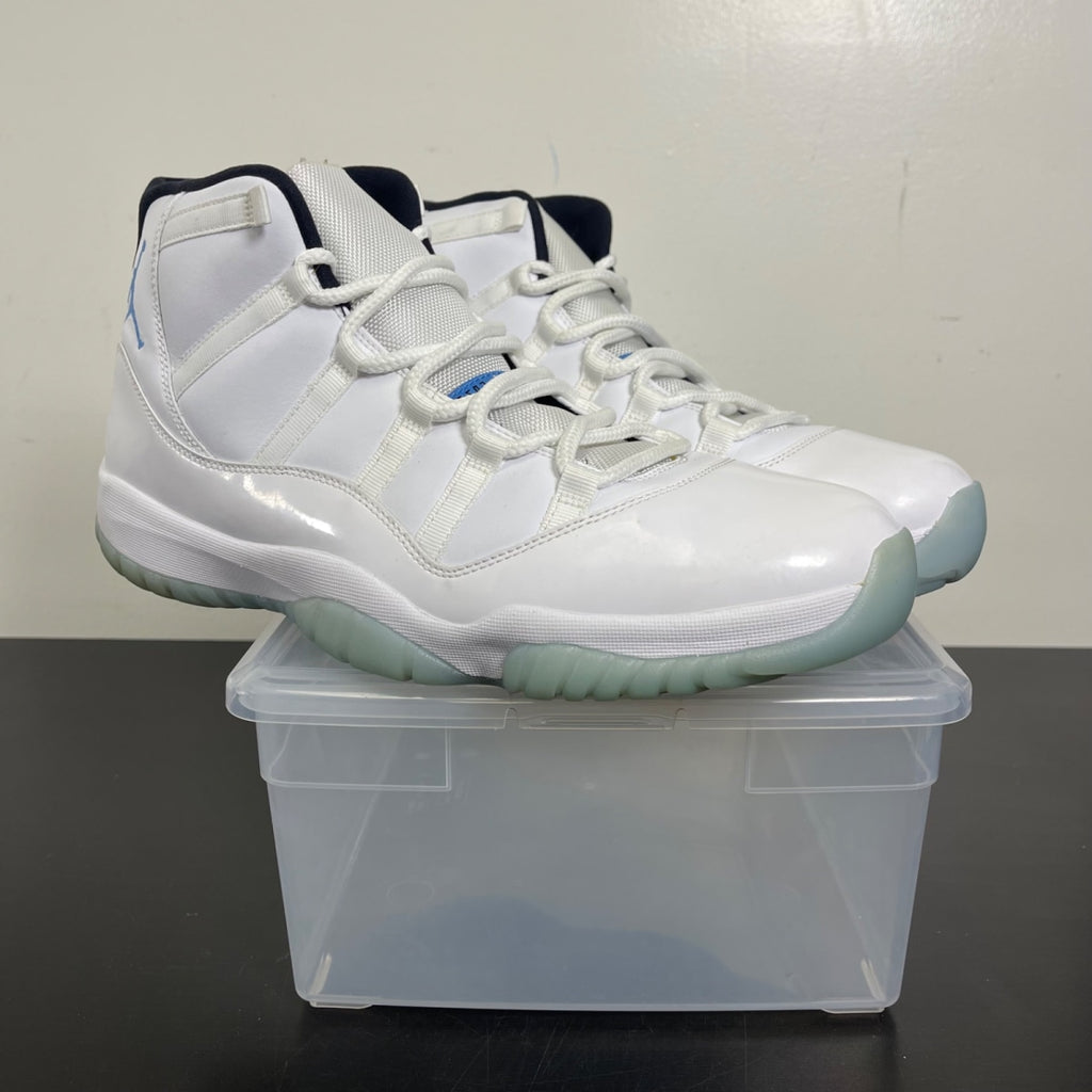 Jordan 11 Retro Legend Blue (2014) 14 (Moderately Worn Pre-Owned)JordanWhite/Black-Legend Blue - Image 1