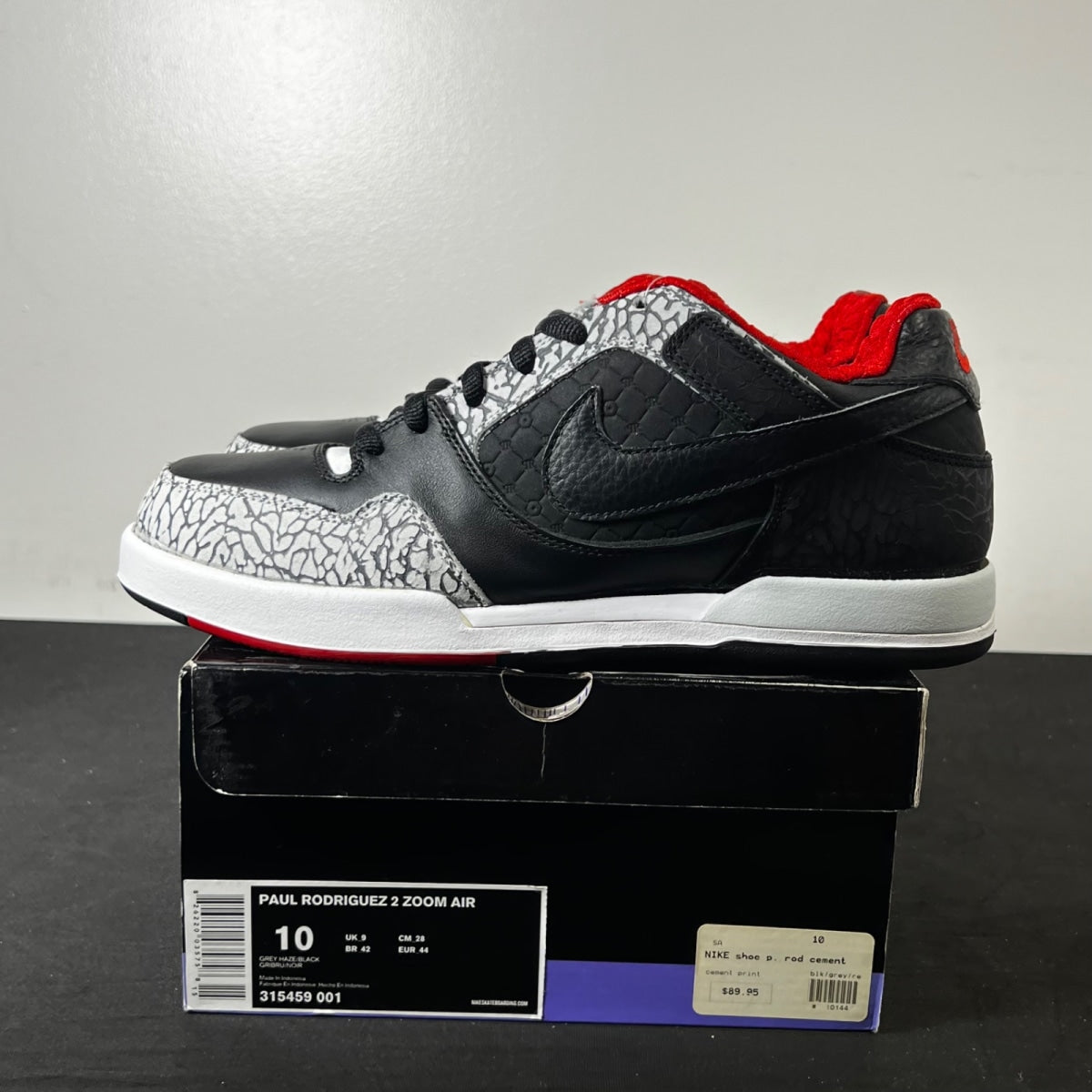 Nike Paul Rodriguez 2 Zoom Air Grey Haze/Black (Size 10) - Image 3
