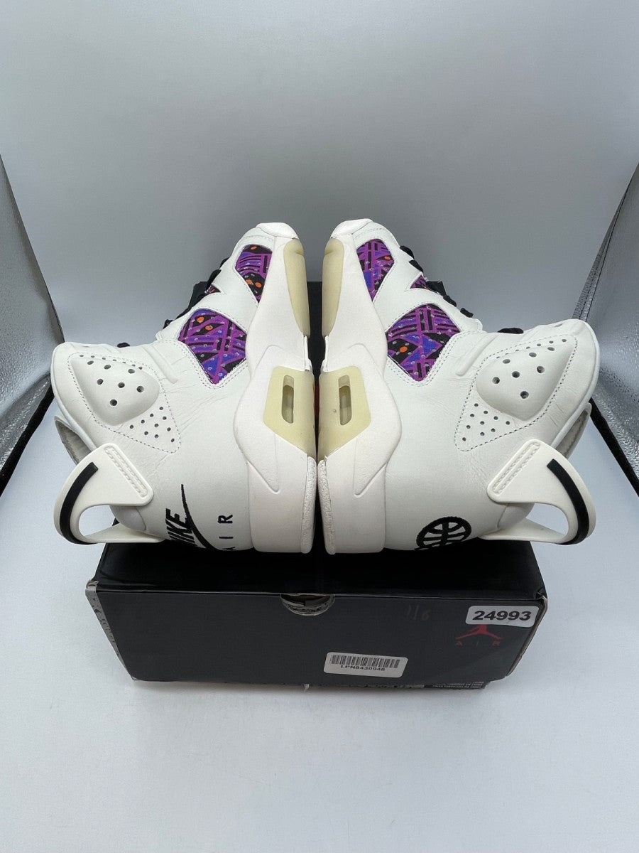 Jordan 6 Retro Quai 54 (2020) 8.5 (Moderately Worn Pre-Owned)JordanSail/Black-Team Orange-Racer Blue - Image 6