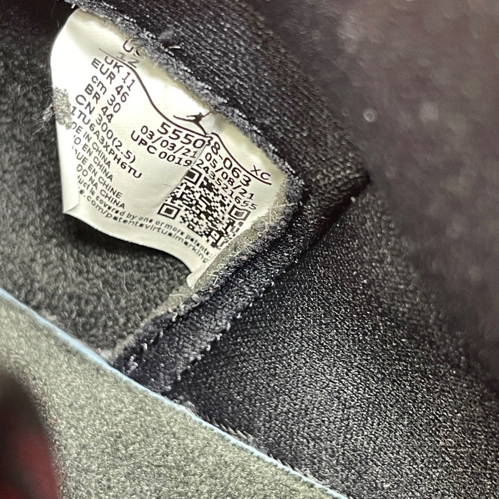 Jordan 1 Retro High OG Patent Bred 12 (Moderately Worn Pre-Owned)JordanBlack/White-Varsity Red - Image 6
