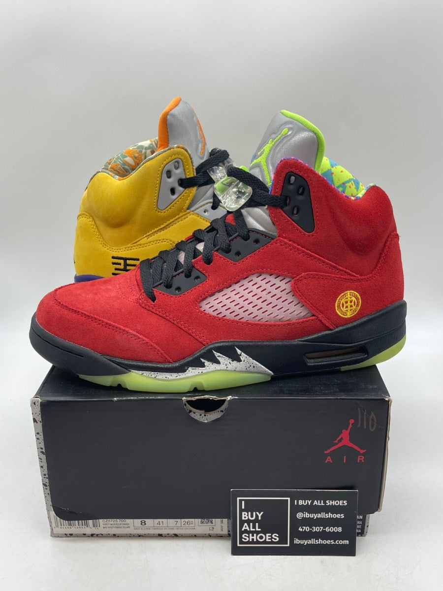 Jordan 5 Retro What The 8 (Moderately Worn Pre-Owned) - Image 1