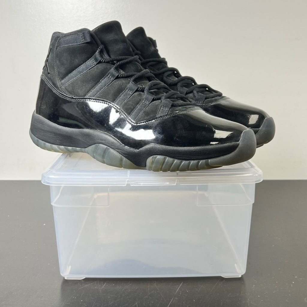 Jordan 11 Retro Cap and Gown 11.5 (Lightly Worn Pre-Owned)JordanBlack/Black-Black - Image 1