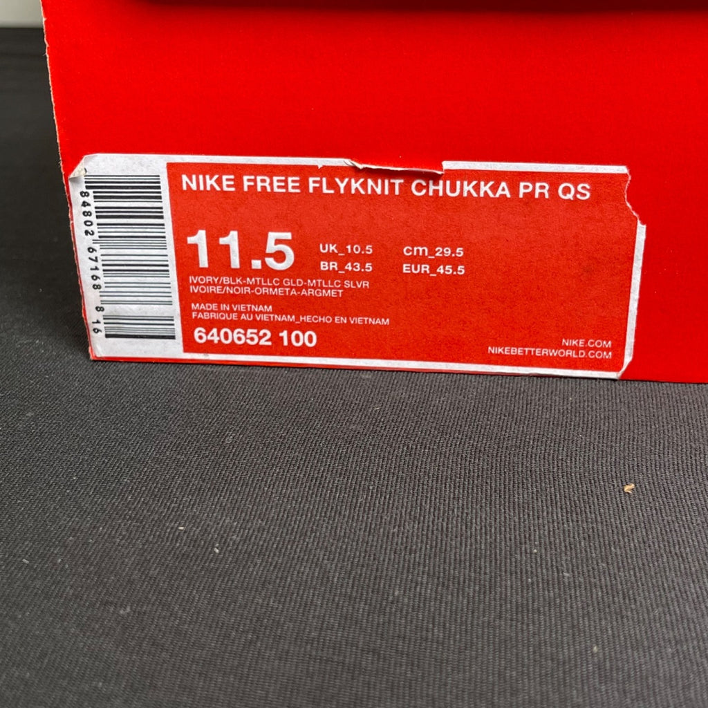 Nike Free Flyknit Chukka PR QS 'Gold Trophy Pack' (Size 11.5) - Image 7
