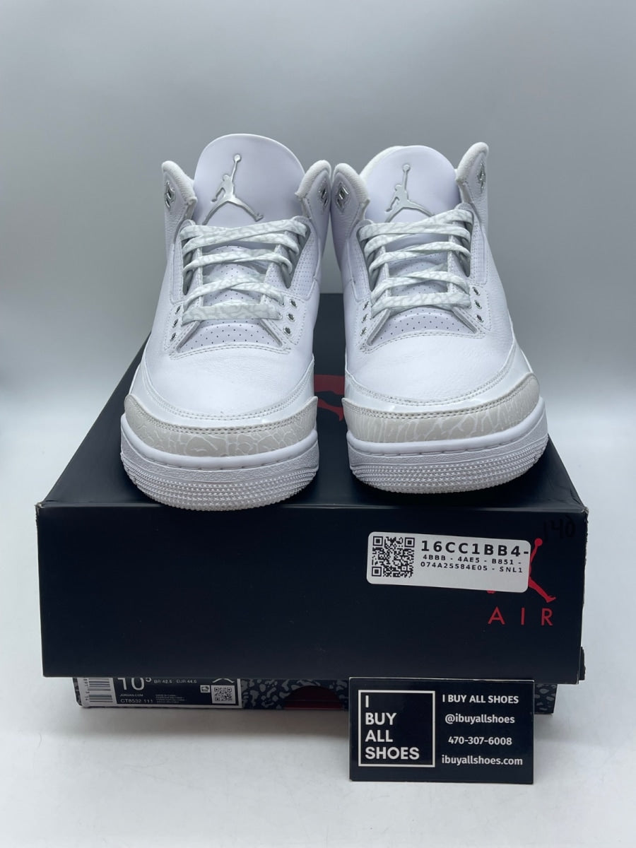 Jordan 3 Retro Pure Money (2025) 10.5 (Moderately Worn Pre-Owned) - Image 2