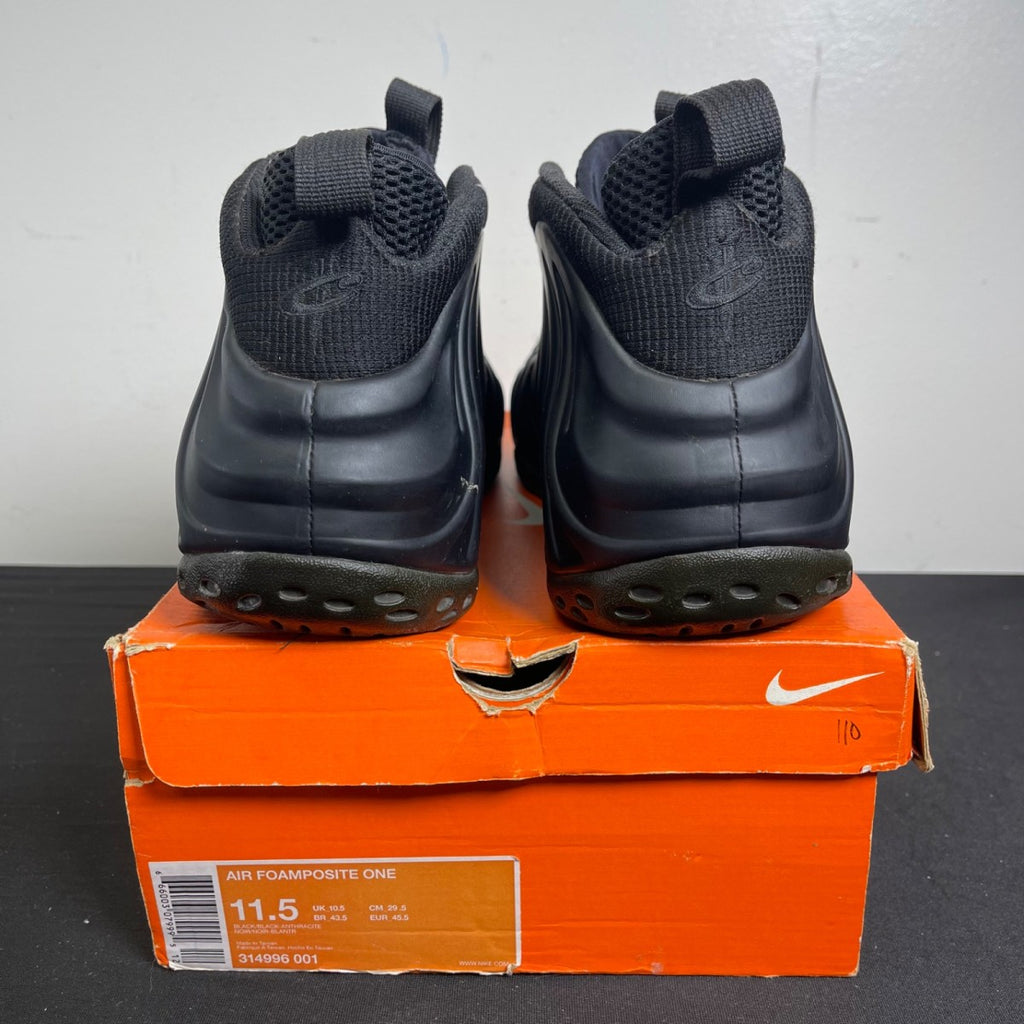 Nike Air Foamposite One Anthracite (2007) 11.5 (Moderately Worn Pre-Owned)NikeBlack/Black-Anthracite - Image 4