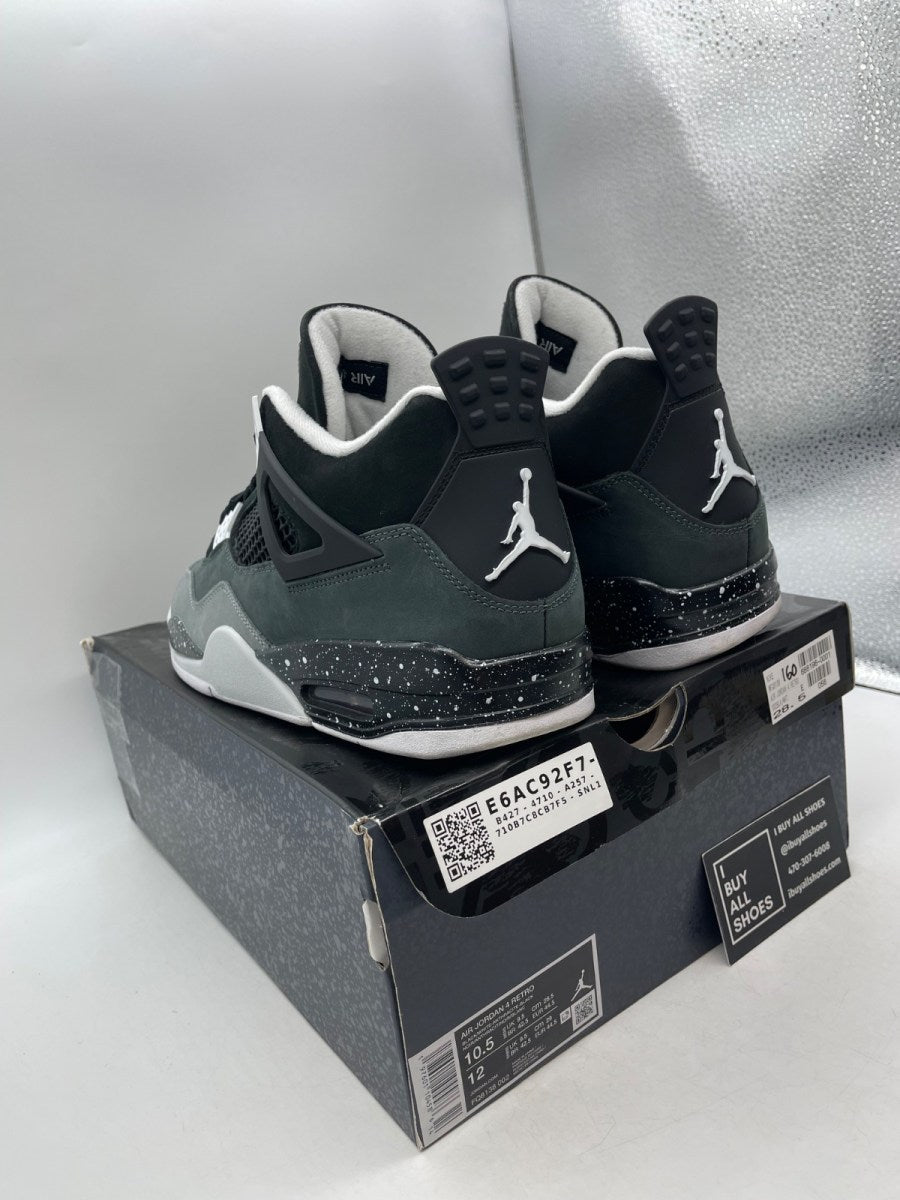 Jordan 4 Retro Fear (2024) 10.5 (Moderately Worn Pre-Owned) - Image 4