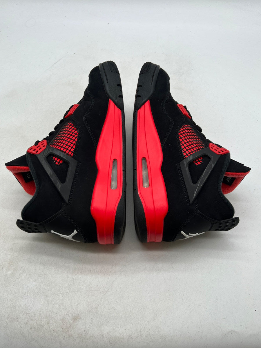 Jordan 4 Retro Red Thunder 10 (Moderately Worn Pre-Owned)JordanBlack/Multi-Color-Multi-Color-Crimson - Image 6