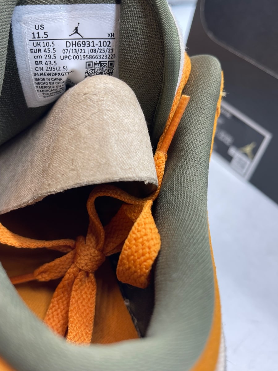 Jordan 1 Low SE Light Curry 11.5 (Moderately Worn Pre-Owned) - Image 8