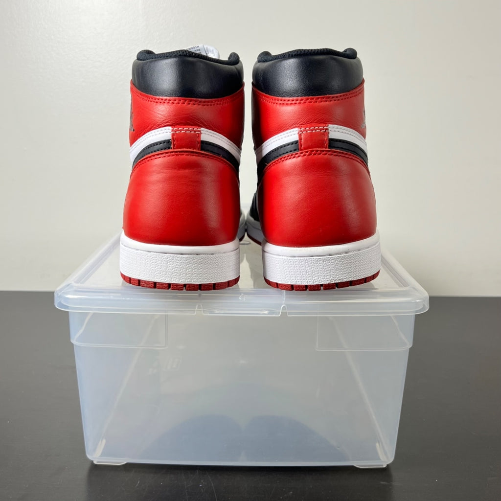 Jordan 1 Retro Black Toe (2016) 10 (Lightly Worn Pre-Owned)JordanWhite/Varsity Red/Black - Image 4