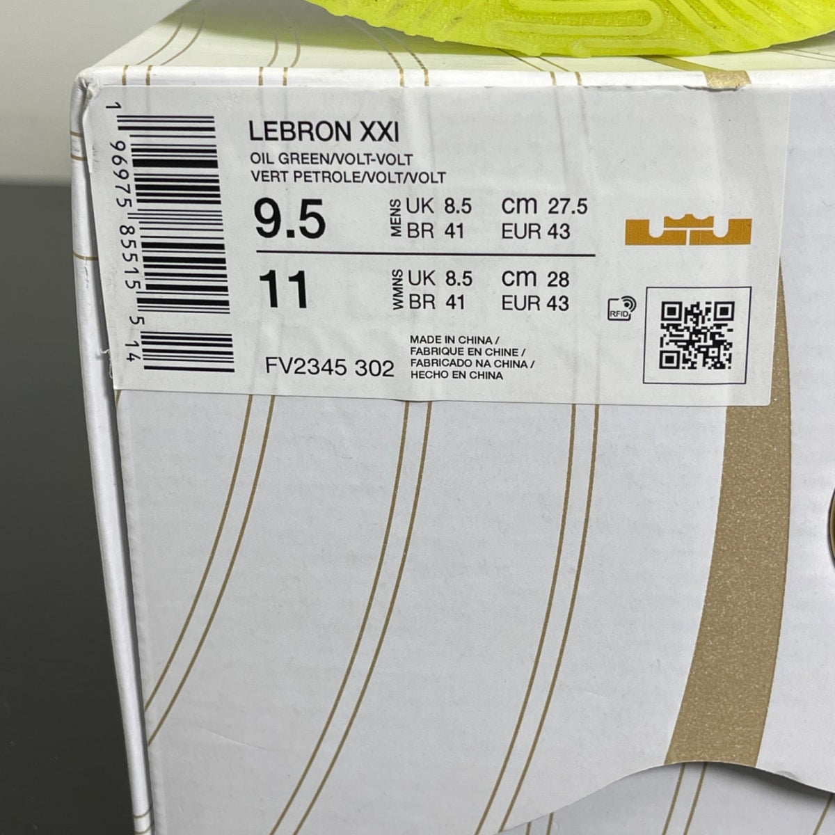 Nike LeBron 21 'Algae' 9.5 (Moderately Worn Pre-Owned)Nike - Image 7