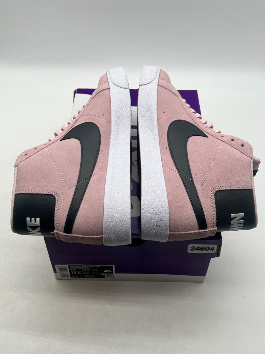 Nike SB Zoom Blazer Mid Pink Foam White Gum Yellow Anthracite 11 (Lightly Worn Pre-Owned)NikePink Foam/White/Gum Yellow/Anthracite - Image 9