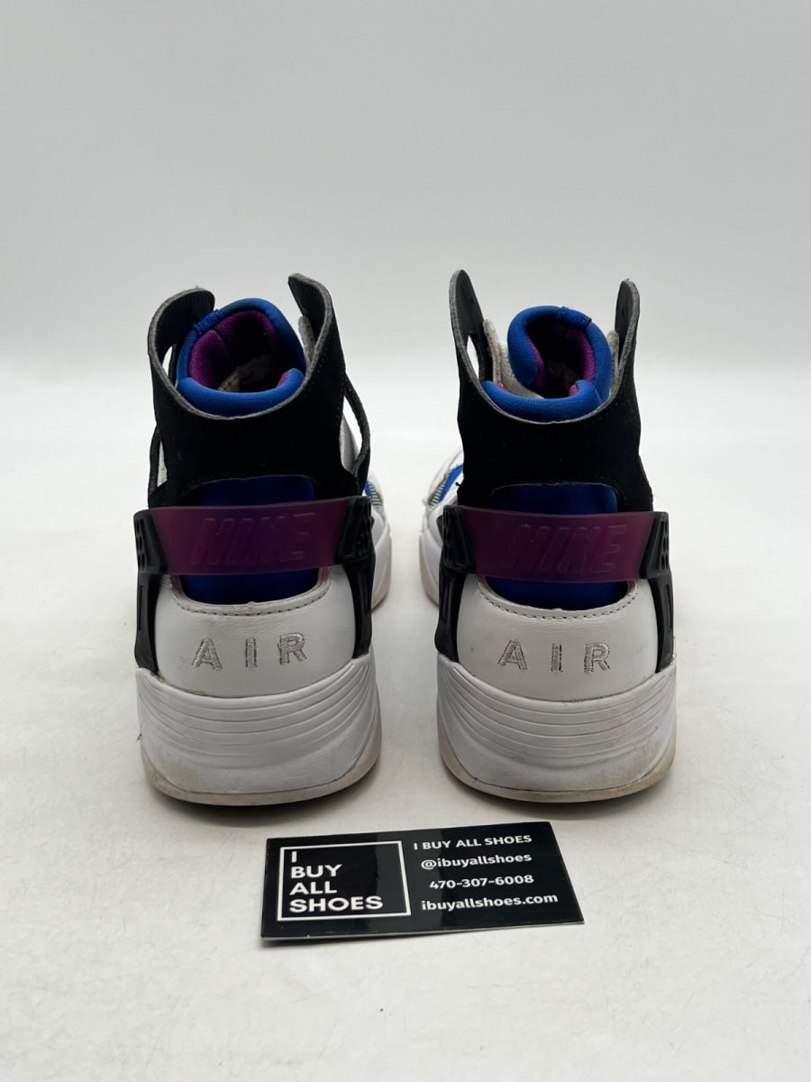 Nike Air Flight Huarache OG White Bold Berry (2014) 9.5 (Heavily Worn Pre-Owned) - Image 3