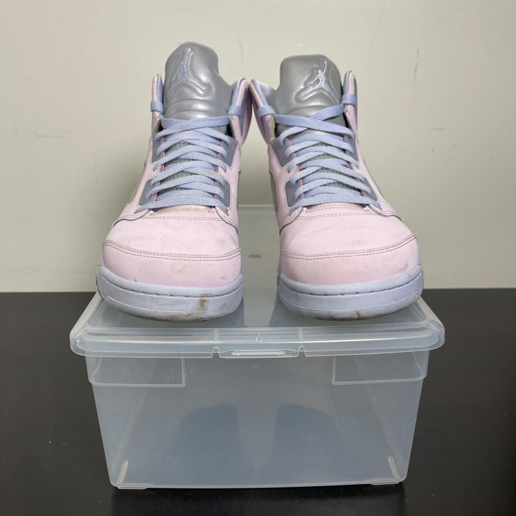 Jordan 5 Retro Easter (2022) 11.5 (Moderately Worn Pre-Owned)JordanRegal Pink/Ghost-Copa - Image 2