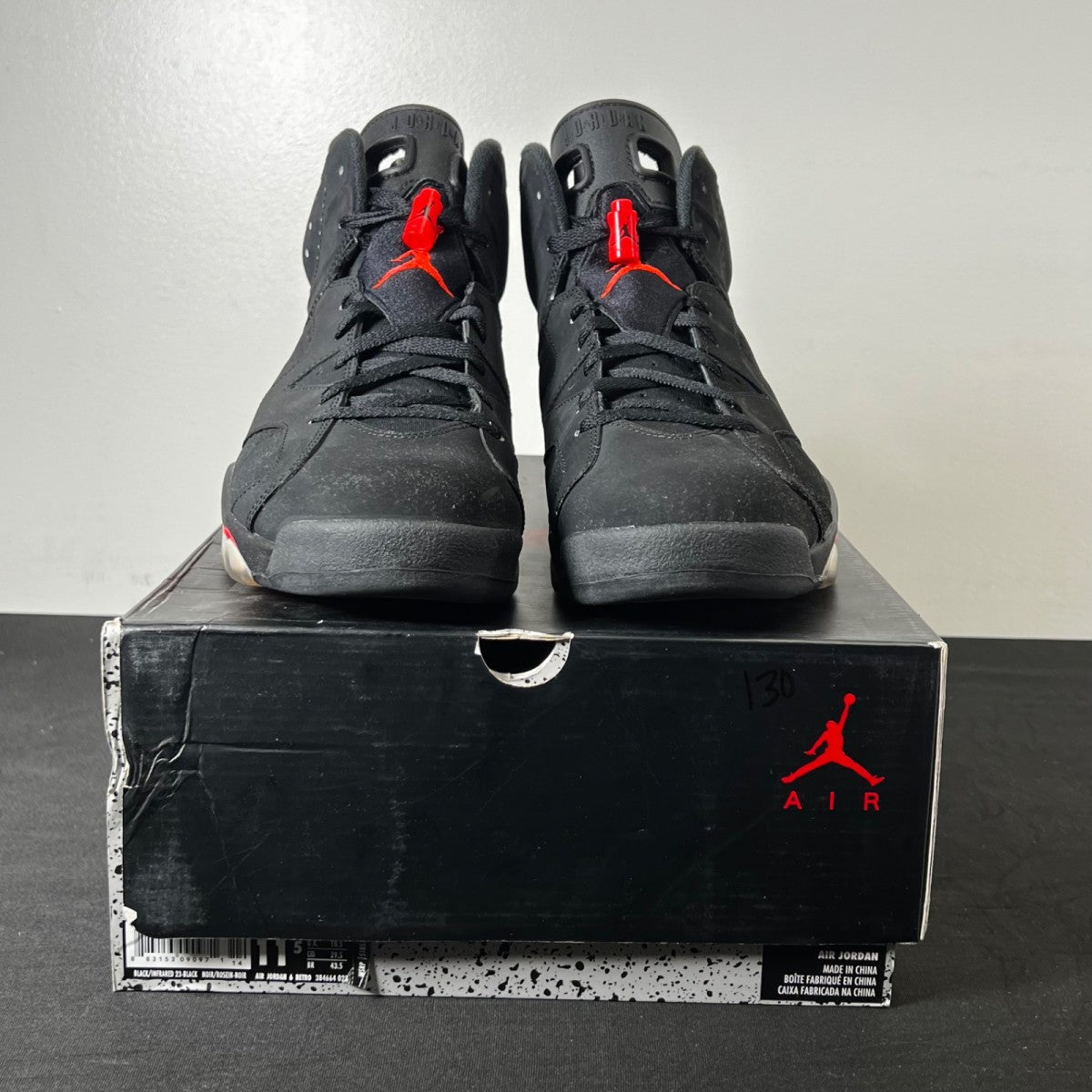 Jordan 6 Retro Infrared Black (2014) (Size 11.5) - aux