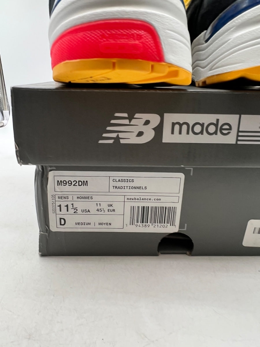 New Balance 992 Yellow Red 11.5 (Lightly Worn Pre-Owned)New BalanceYellow/Black-Red - Image 4