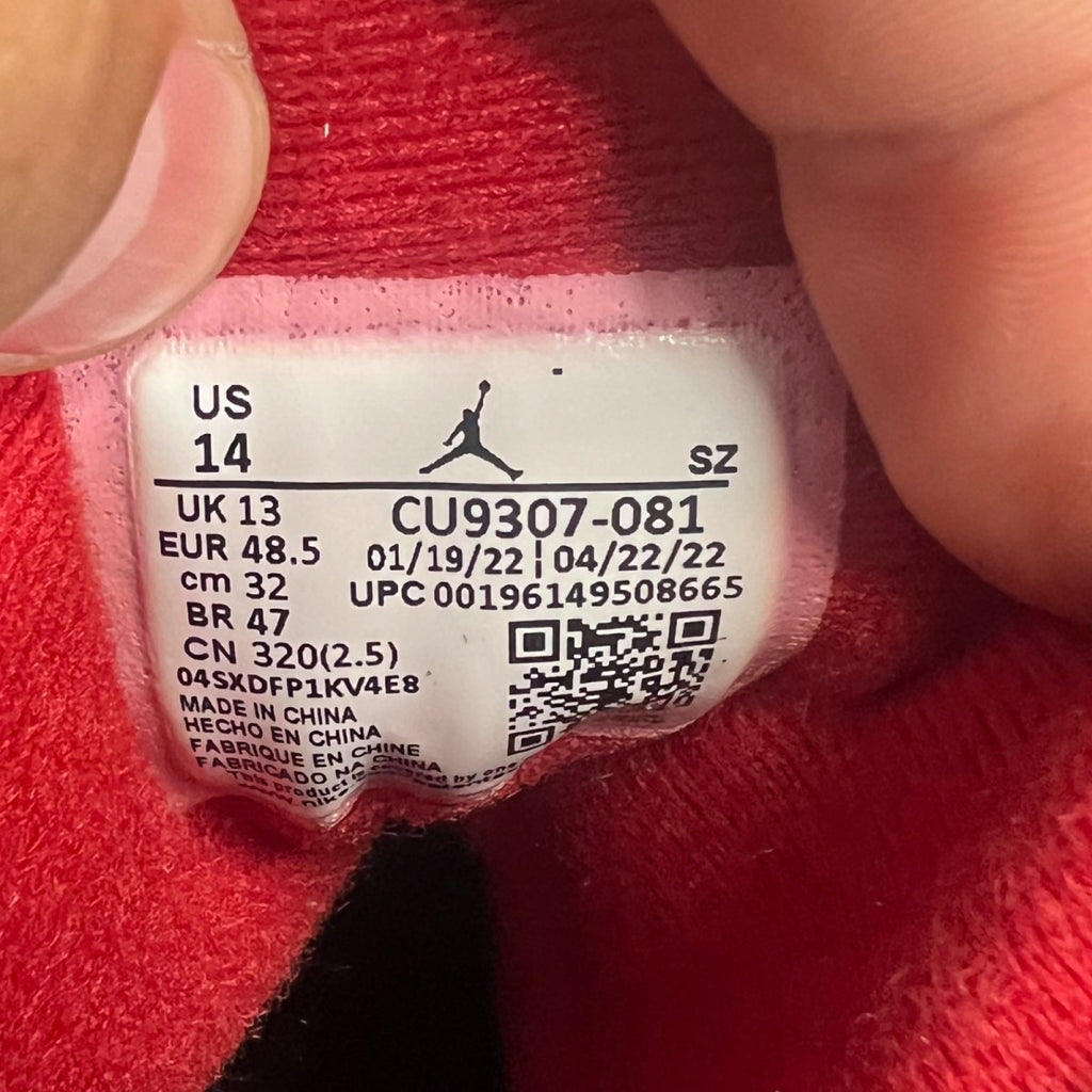 Jordan 7 Retro Citrus (2022) 14 (New Pre-Owned)JordanBlack/Citrus-Varsity Red - Image 6