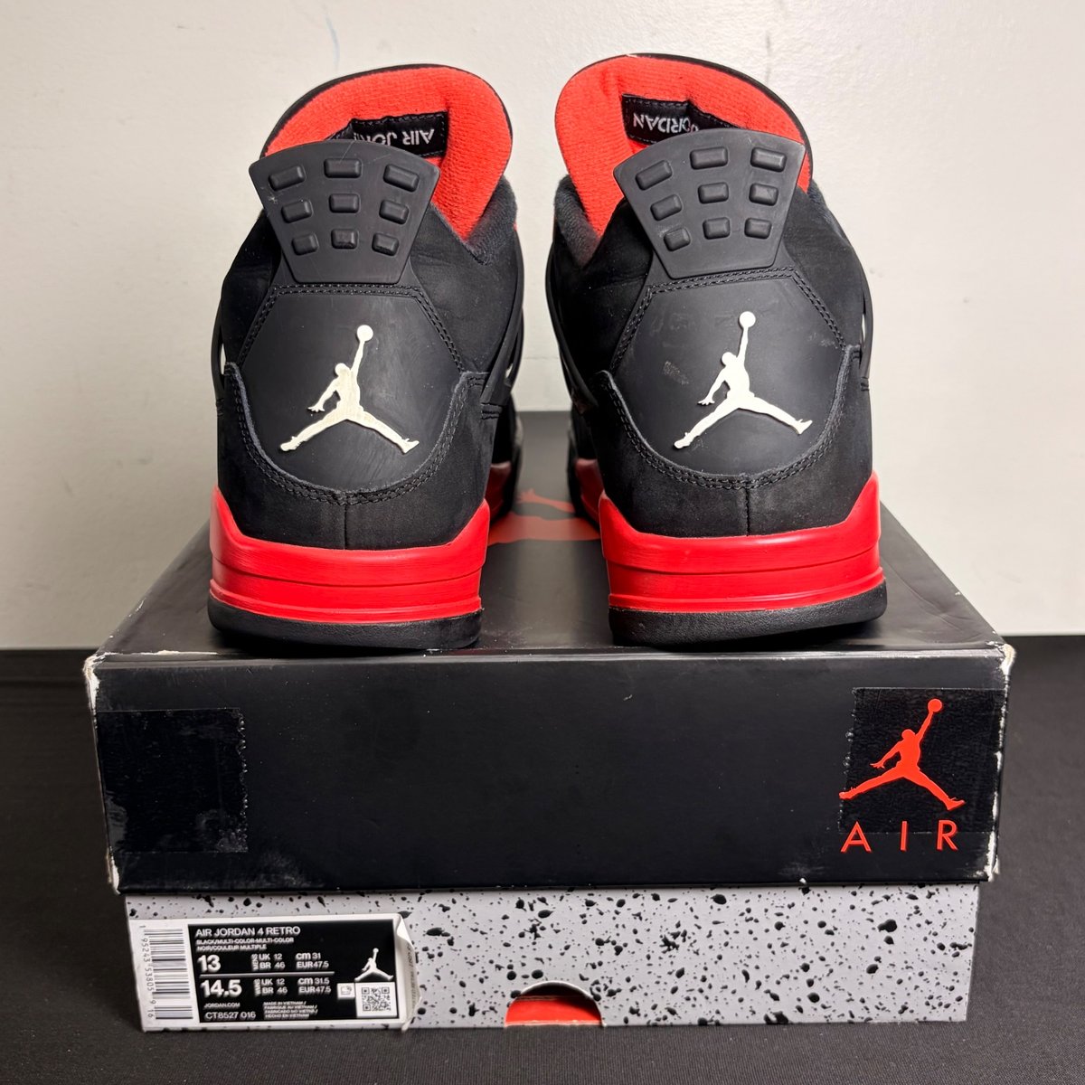 Jordan 4 Retro Red Thunder (Size 13) - aux
