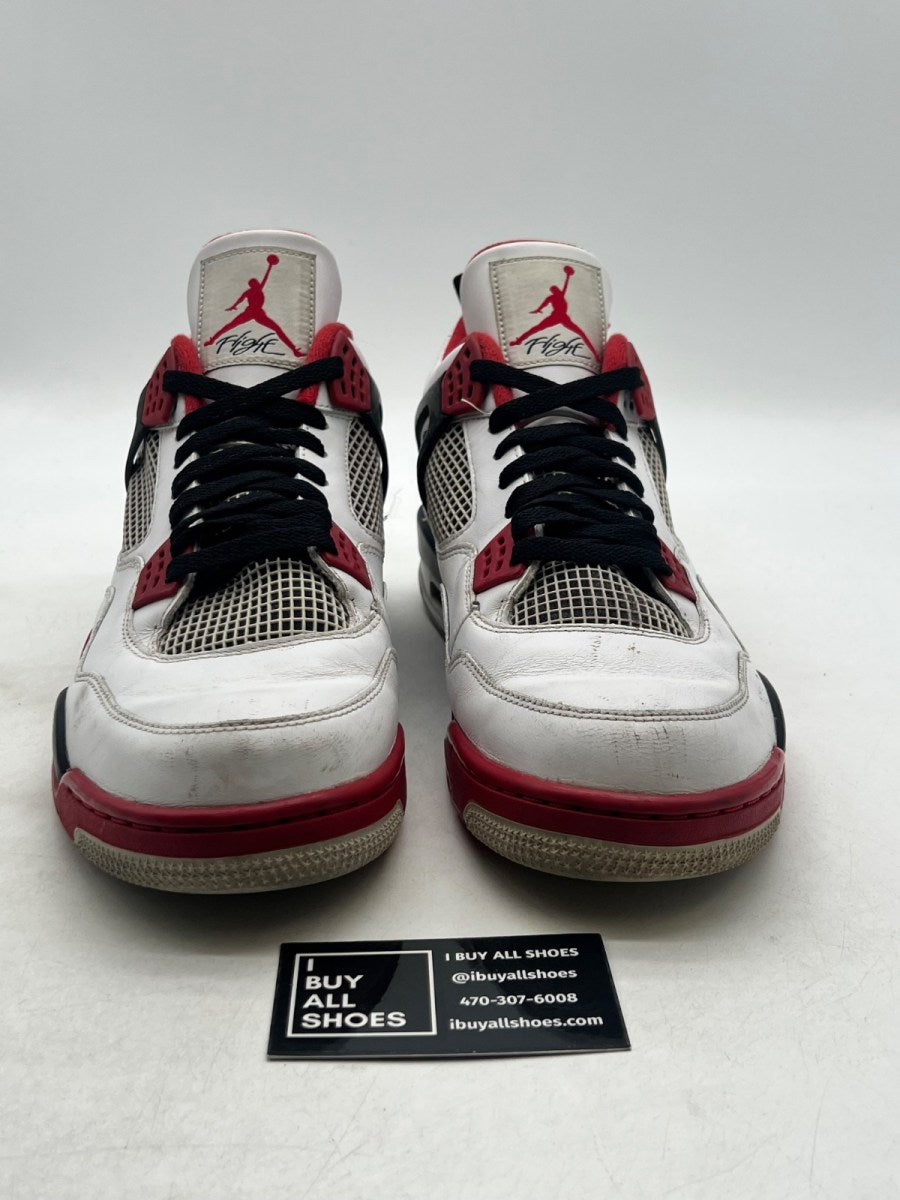 Jordan 4 Retro Fire Red (2012) 14 (Heavily Worn Pre-Owned) - Image 2