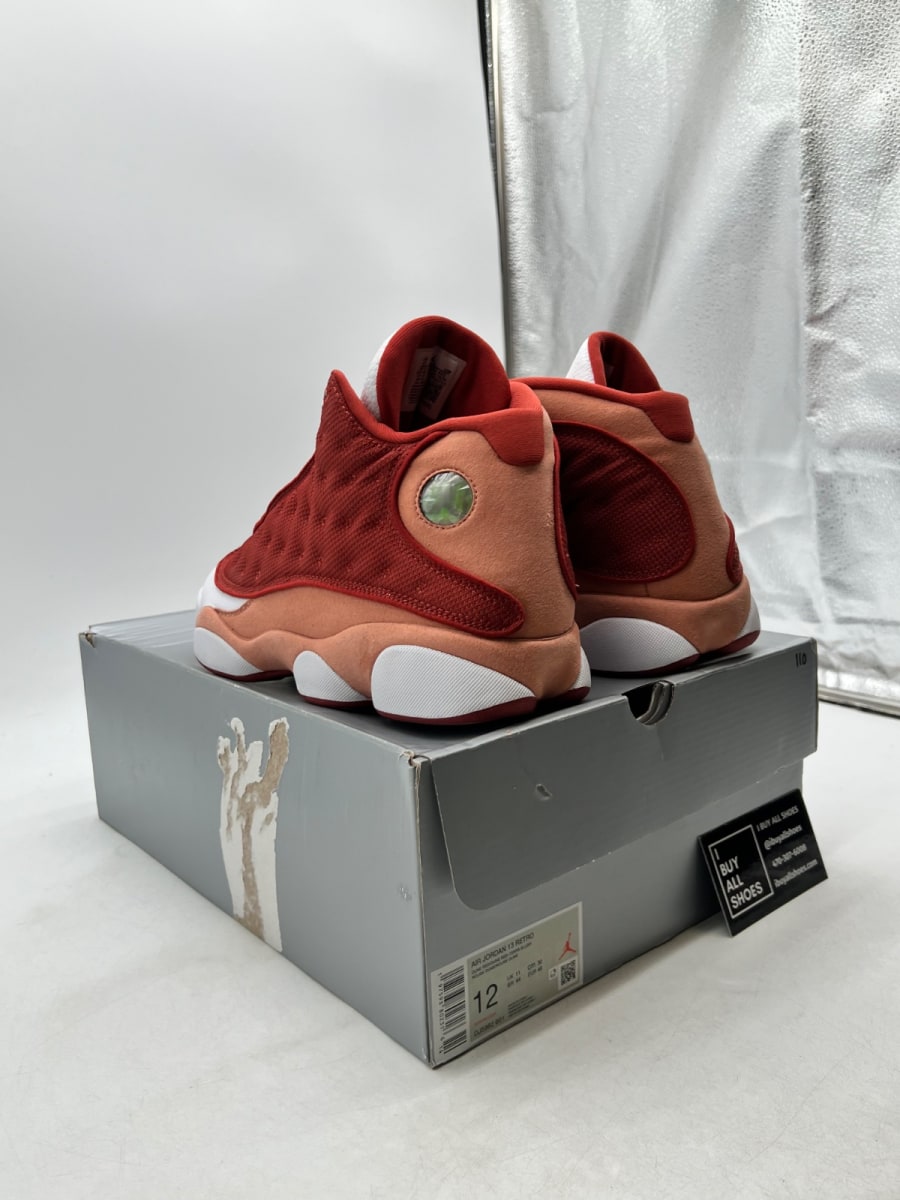 Jordan 13 Retro Dune Red 12 (Lightly Worn Pre-Owned) - Image 4
