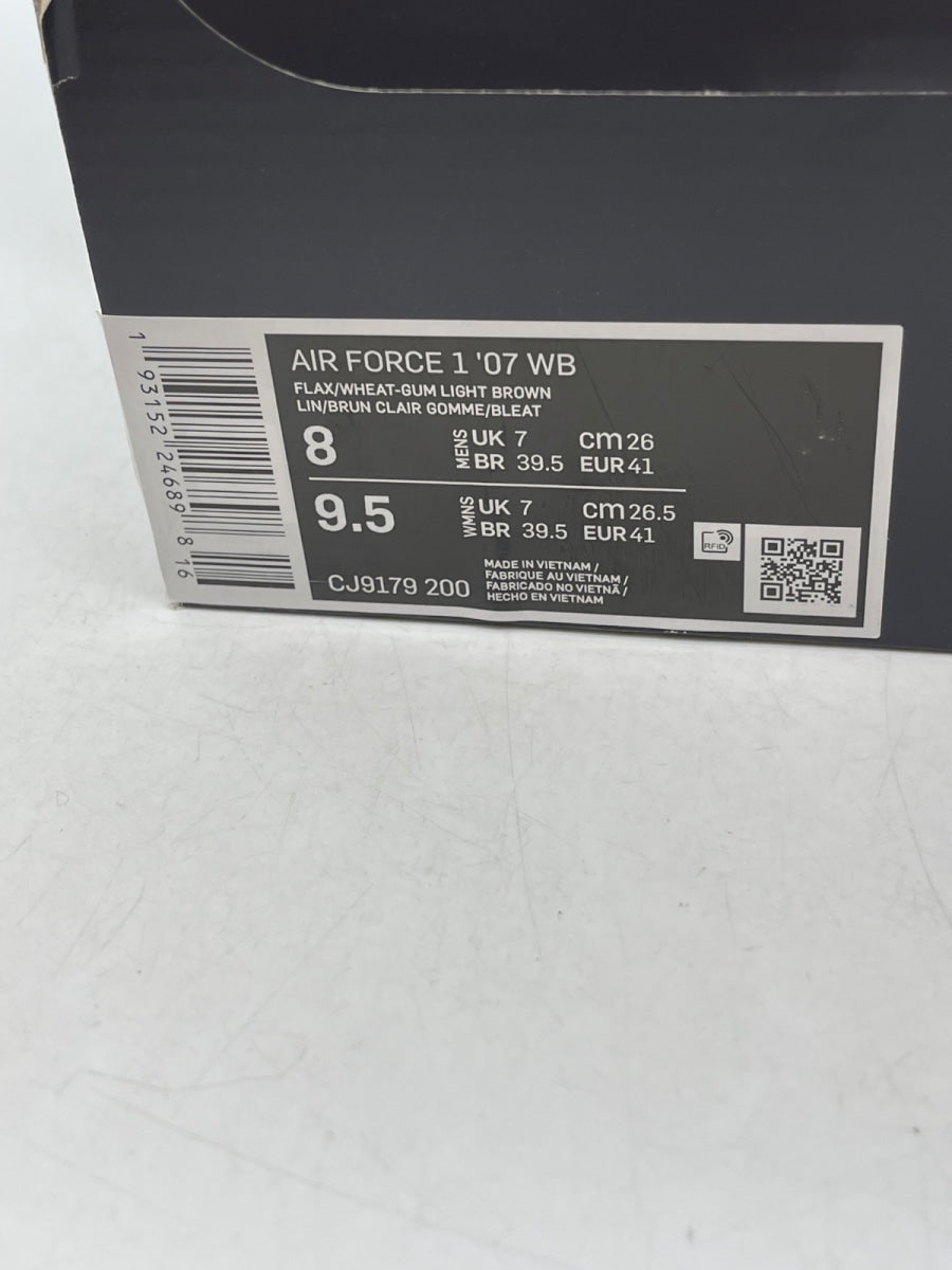 Nike Air Force 1 Low Flax Wheat 8 (Moderately Worn Pre-Owned)NikeFlax/Gum/Light Brown/Black/Wheat - Image 9