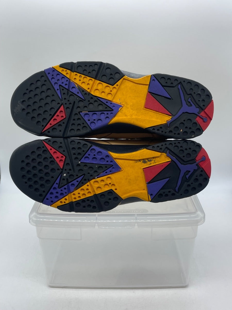 Jordan 7 Retro SE Vachetta Tan 9 (Moderately Worn Pre-Owned)JordanVachetta Tan/Black/Taxi/Dark Concord - Image 7