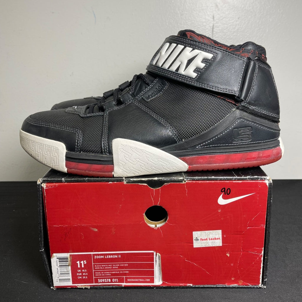 Nike LeBron Zoom 2 Black Crimson (Size 11.5) - Image 3